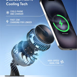 Adhesive Wireless Charging Car Mount - With Qi2