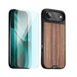 Walnut Protective Case and Screen Protector - Apple Essentials Kit