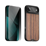 Walnut Protective Case and Screen Protector - Apple Essentials Kit