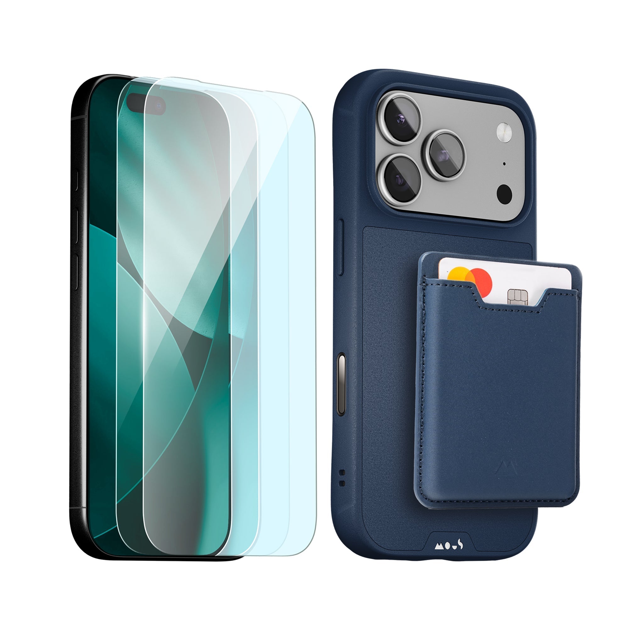 Marine Protective Case, Screen Protector and Card Wallet - Apple Starter Kit